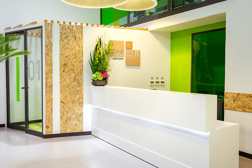 Aménagement d’espaces de bureaux & lobby